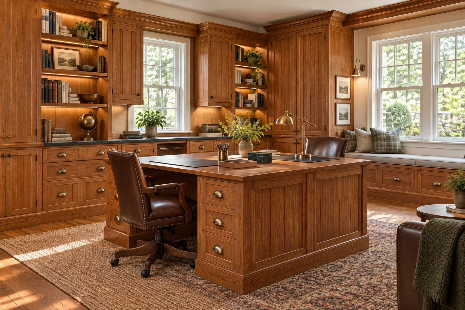 Concept visualization of a custom executive office