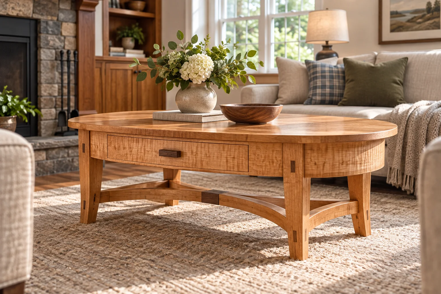 Concept visualization of a custom heirloom coffee table